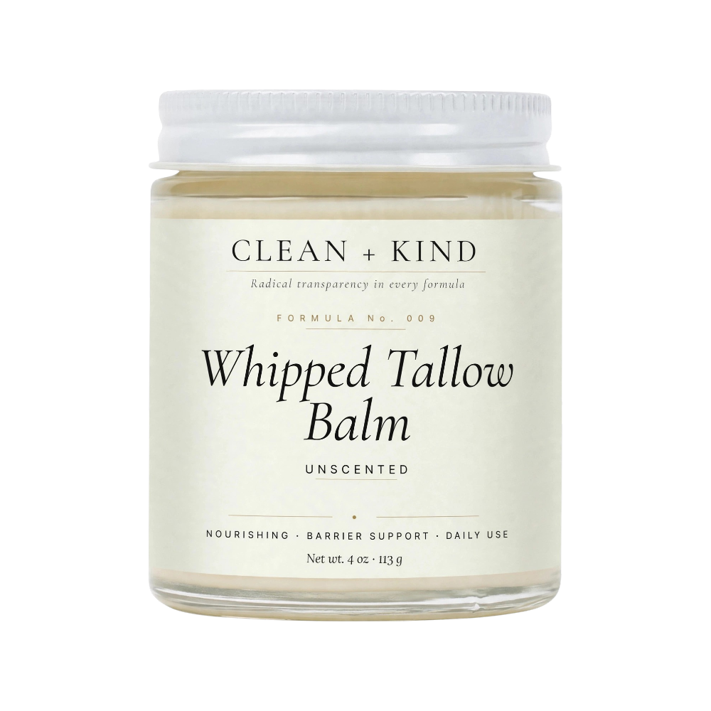 Whipped Tallow Honey Balm — Grass-Fed Tallow & 272 MGO Manuka Honey, 4 oz